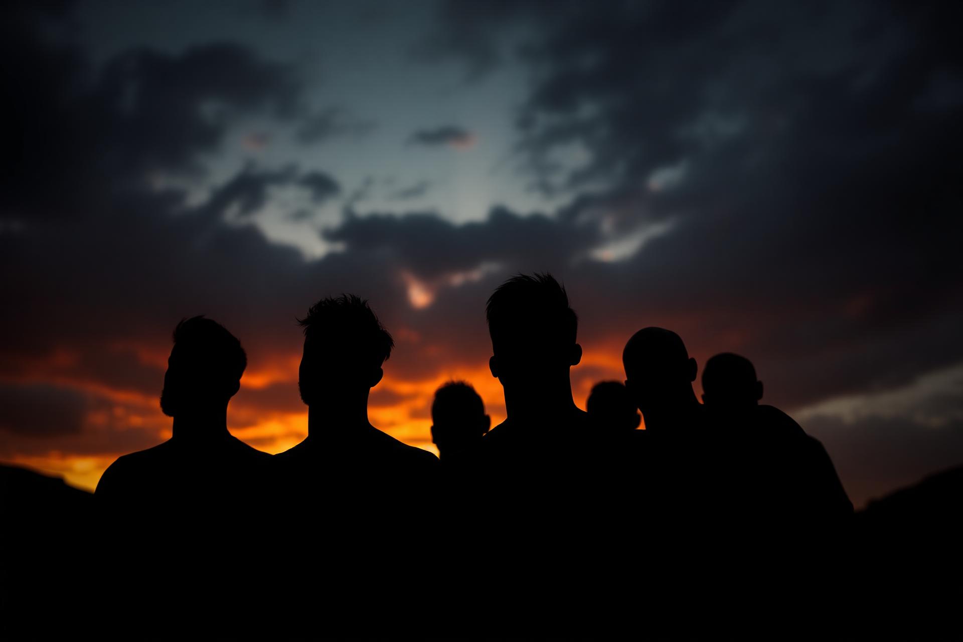Brotherhood at dusk